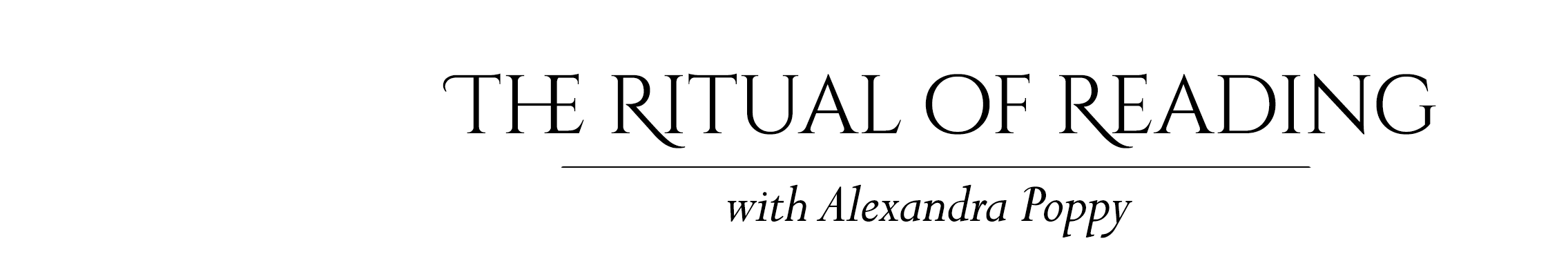 The Ritual of Reading
