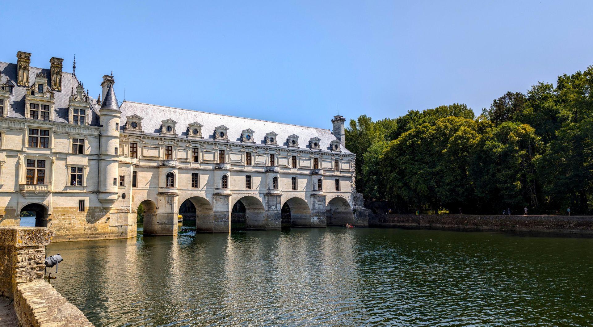 Chateau de Chenonceau gallery over the river Cher