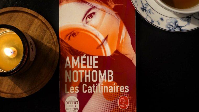 Portrait of the Belgian writer Amélie Nothomb, famous for her unique hats and prolific writing.
