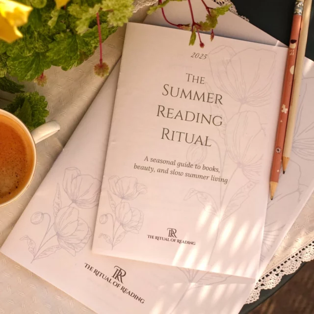 🌞 Summer Solstice Treat 🌿
The longest day of the year has arrived — and with it, a gentle invitation to slow down, breathe deeply, and open a new book under the golden light.
To celebrate, I’m sharing something close to my heart:
✨ The Summer Reading Ritual — a free digital guide filled with book recommendations, seasonal inspiration, and soft little rituals to help you read like the summer version of yourself.
On the blog today, I’m writing about crickets at dusk, fresh coffee with my flowers in the morning, and why this guide became a personal love letter to the season I once thought wasn’t for me.
☀️ Think of it as a midsummer mindset — shaped by books, breezes, and presence.

Tap the link in bio to read the post and download your copy 💌
Let the ritual begin.

#SummerSolstice #TheRitualOfReading #SummerReading #FreeGuide #SeasonalLiving #ReadingRitual #LiteraryLifestyle #SlowLiving #BookishJoy