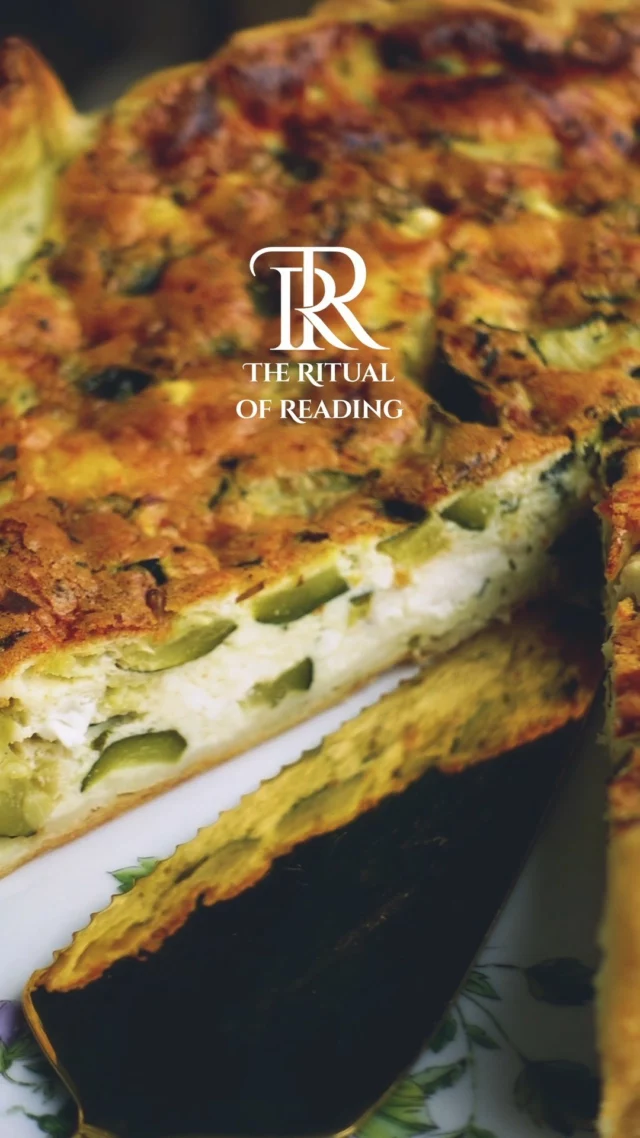 A summer garden, a stack of books, and a quiche that tastes like a breeze through the herb patch.

This is The Garden Reader’s Quiche — with courgette, mint, and feta — inspired by the July Literary Mood Board and featured in this week’s podcast episode.

It’s the kind of dish that asks very little of you and gives so much in return. Light, bright, and perfect warm or cold with a fresh green salad and a good book nearby.

🎧 You can listen to the full episode of The Ritual of Reading on your favorite podcast app — or now also on YouTube!

🍽 Find the full recipe on the blog via the link in bio.

#theritualofreading #gardenquiche #summerrecipe #courgettequiche #booksandblooms #literarylifestyle #readerstable #quicheinspo #balconyharvest