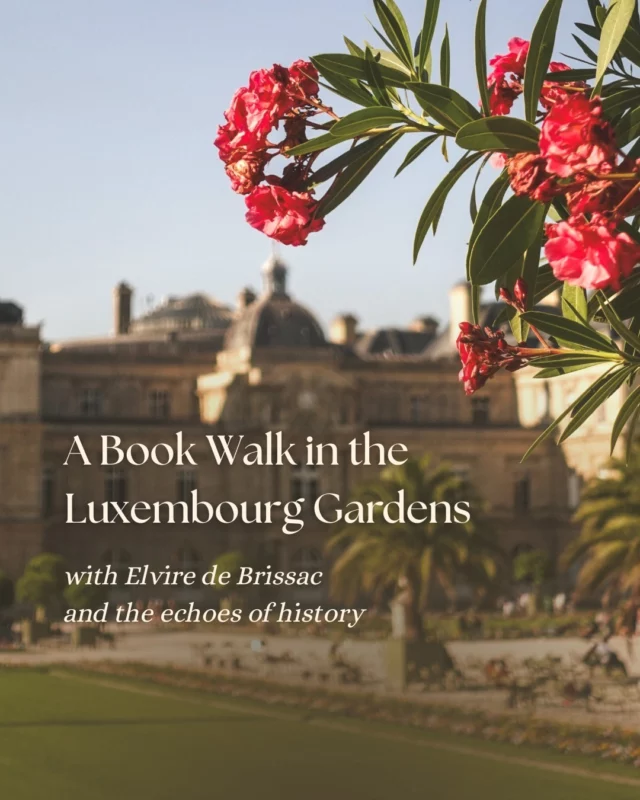 Paris in July, through pages and petals 🌿
This week, I wandered through the Luxembourg Gardens with a book in hand and centuries of stories unfolding around me. Elvire de Brissac’s Le Long du Luxembourg became my guide—a literary walk through royal courts, revolutionaries, poets, and flâneurs.

📖 In the new blog post and YouTube video, I take you along for a Book Walk in one of Paris’s most iconic gardens. We explore its layered past, its quiet corners, and how literature transforms the way we see a place.

✨ Swipe through for a glimpse of the afternoon.
Then read, watch, and wander → link in bio!

#theritualofreading #bookwalk #luxembourggardens #parisinjuly #literarytravel #elviredebrissac #parisgarden #readinginparis #booksandplaces #slowtravel